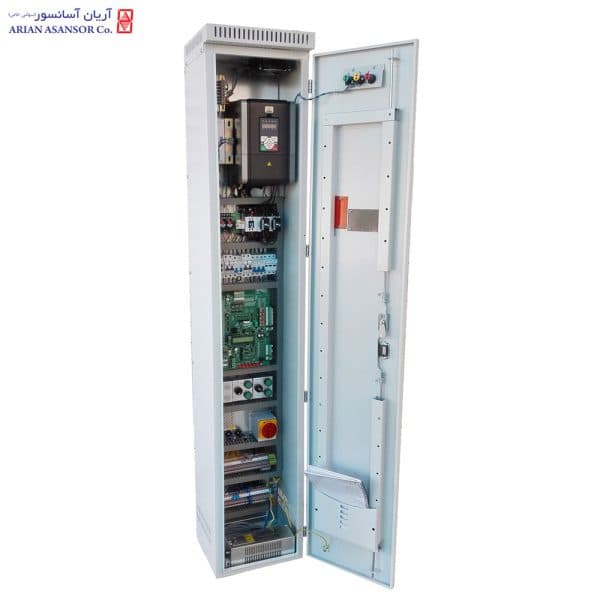 تابلو فرمان آریان آسانسور اچ پی مونت 15 کیلووات گیرلس پرو پلاس (MRL)