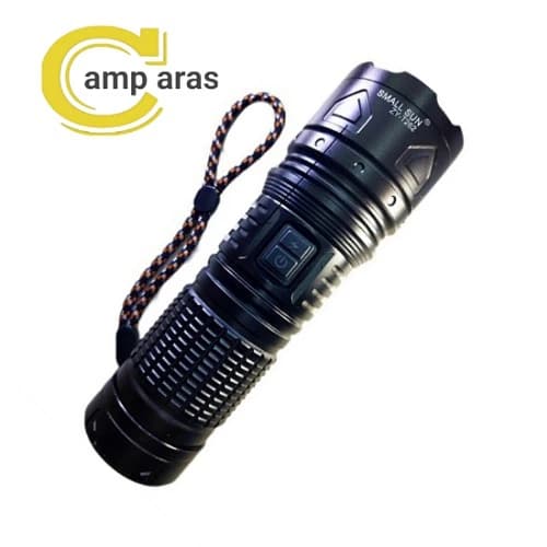 چراغ قوه شارژی زوم دار اسمال سان کد ZY-T262 پاوربانکی — تصویر ۷