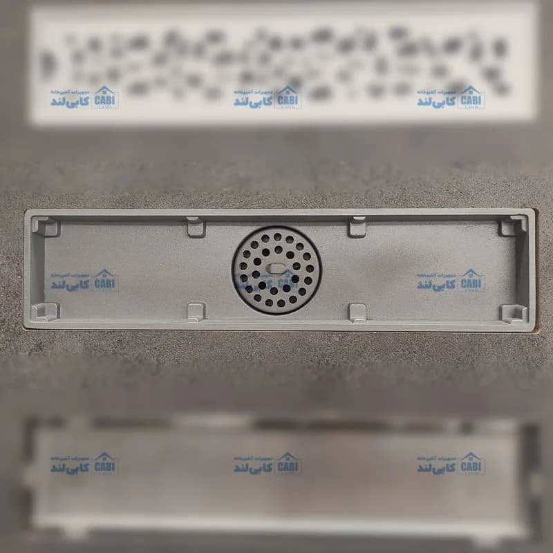 کفشور خطی مشبک آلومینیوم (درب استیل) کد 402 سایز 30×7 سارانیک — تصویر ۹
