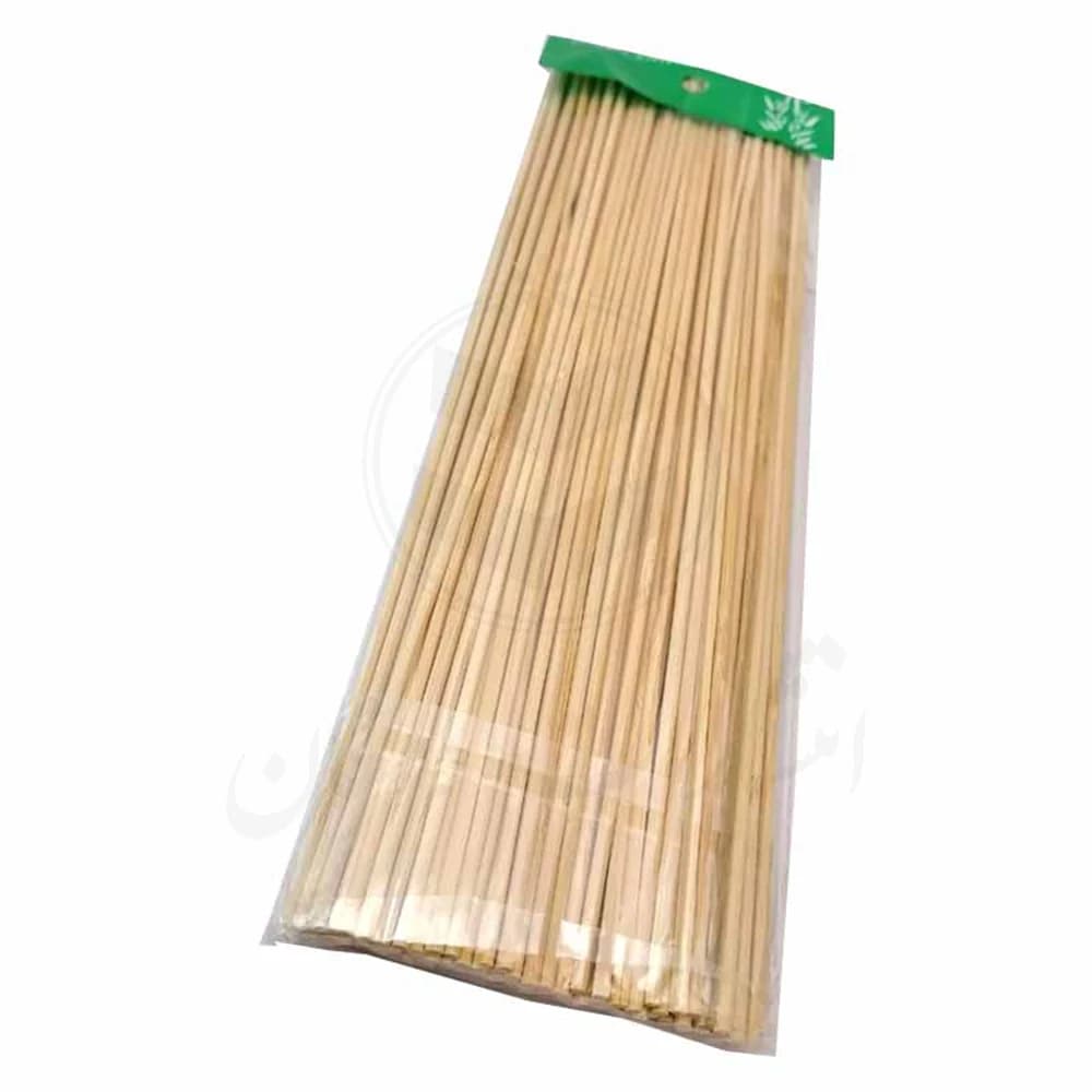 سیخ چوبی کوتاه طول 20 سانت (بسته 70 عددی) — تصویر ۲