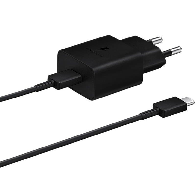 شارژر 15 وات سامسونگ Samsung 15W PD USB-C Adapter با کابل تایپ‌سی
