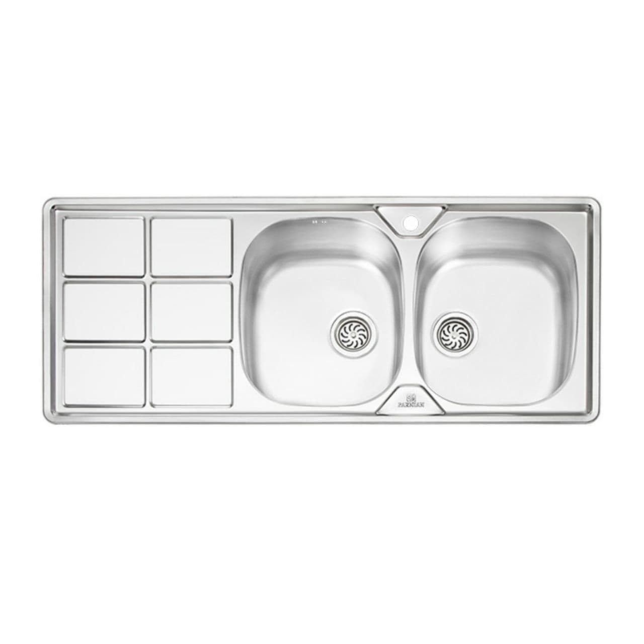 سینک پرنیان استیل مدل PS 1224 — تصویر ۳