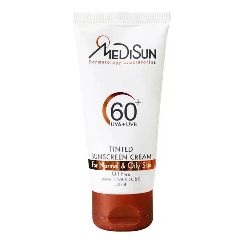 کرم ضد آفتاب SPF60 مدیسان مناسب پوست چرب و معمولی 50 میلی لیتر — تصویر ۳