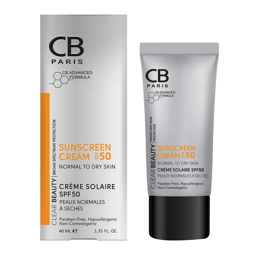 کرم ضدآفتاب پوست نرمال تا خشک بی رنگ SPF50 سی بی — تصویر ۳