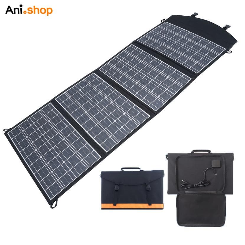 شارژر پنل خورشیدی تا شو مونو کریستال 60W وات ضد آب اورجینال Modules High Efficiency Mono Portable — تصویر ۸