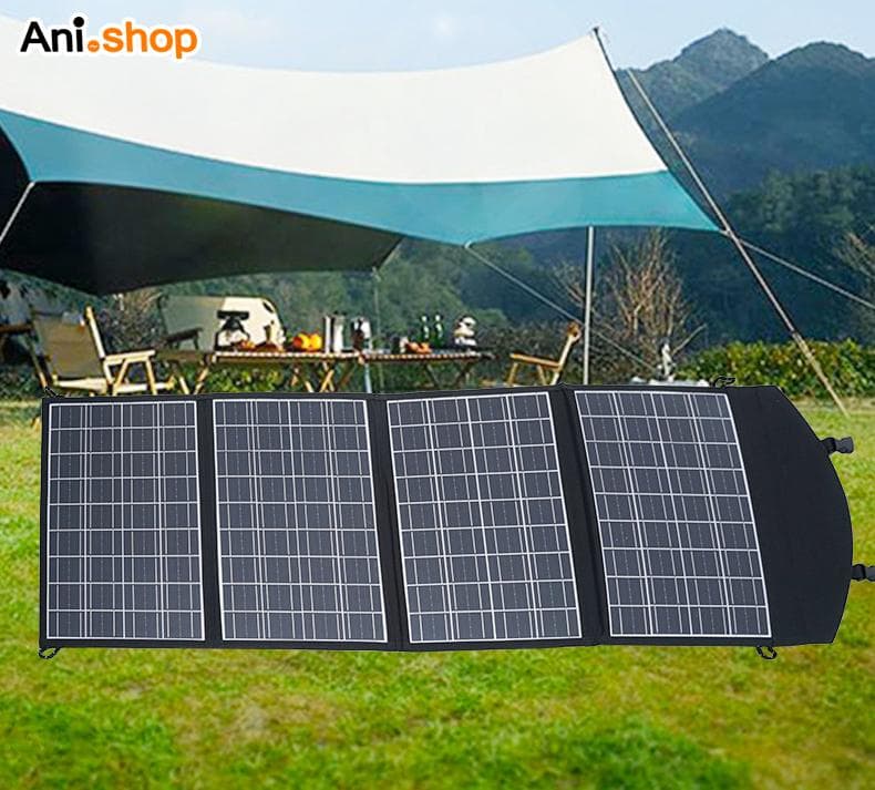 شارژر پنل خورشیدی تا شو مونو کریستال 60W وات ضد آب اورجینال Modules High Efficiency Mono Portable — تصویر ۵