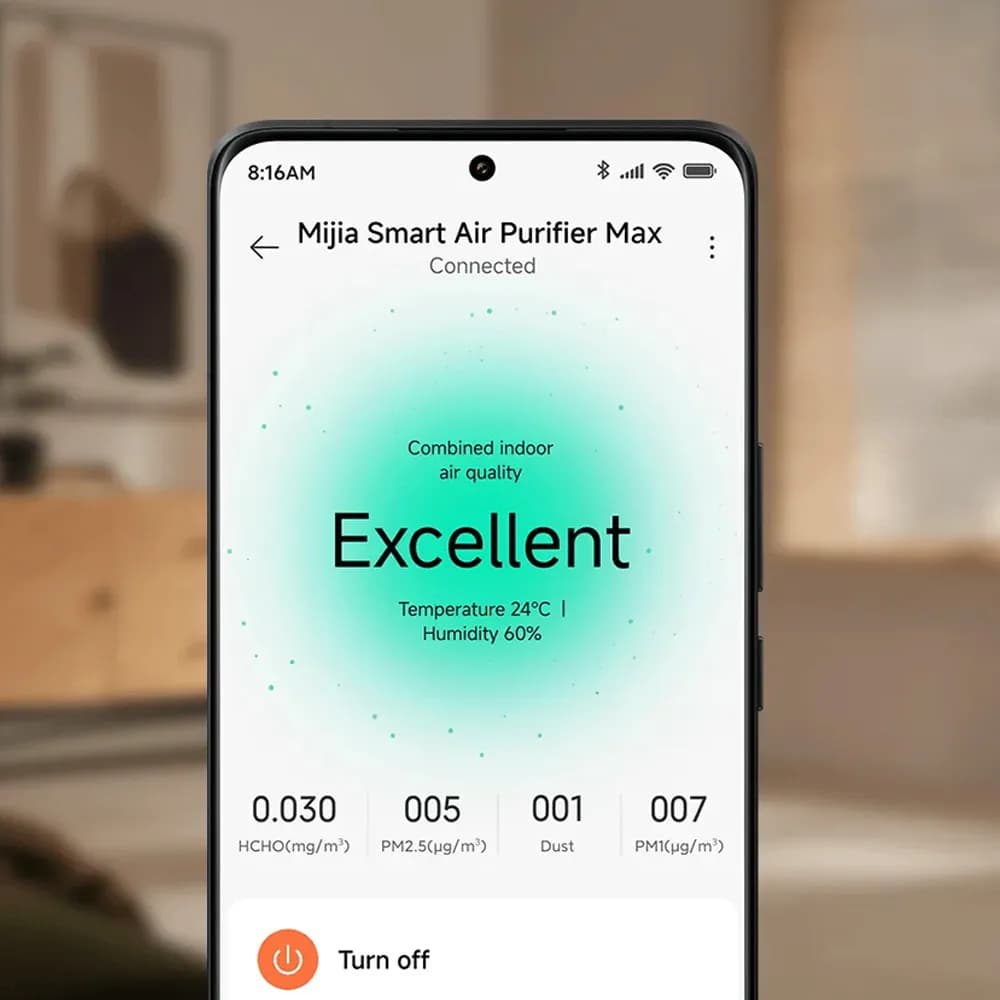 تصفیه کننده هوا شیائومی مدل Mijia Smart Air Purifier Max — تصویر ۷