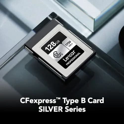 کارت حافظه لکسار Lexar 128GB Professional CFexpress Type B Card SILVER Series — تصویر ۸