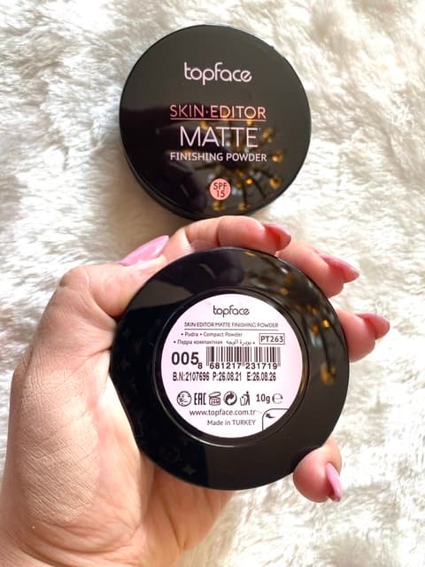 پنکیک تاپ فیس مدل اسکین ویر مات شماره 005 topface skin wear matte حجم 10g — تصویر ۴