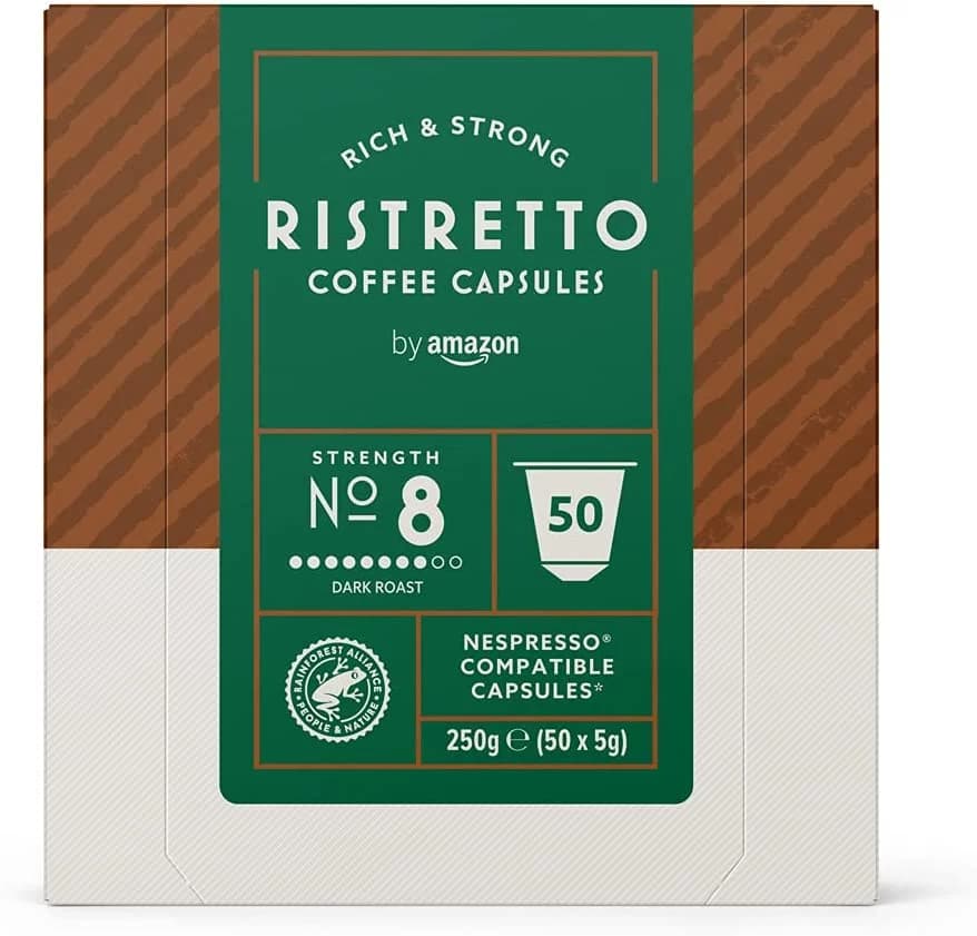 کپسول قهوه آمازون 50 عددی مدل Ristretto — تصویر ۵