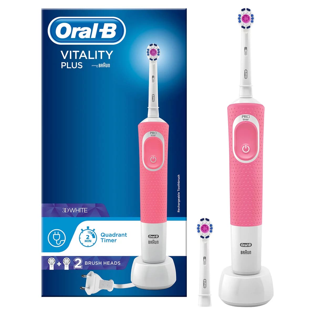 مسواک برقی اورال بی مدل Vitality Plus 3D White — تصویر ۵