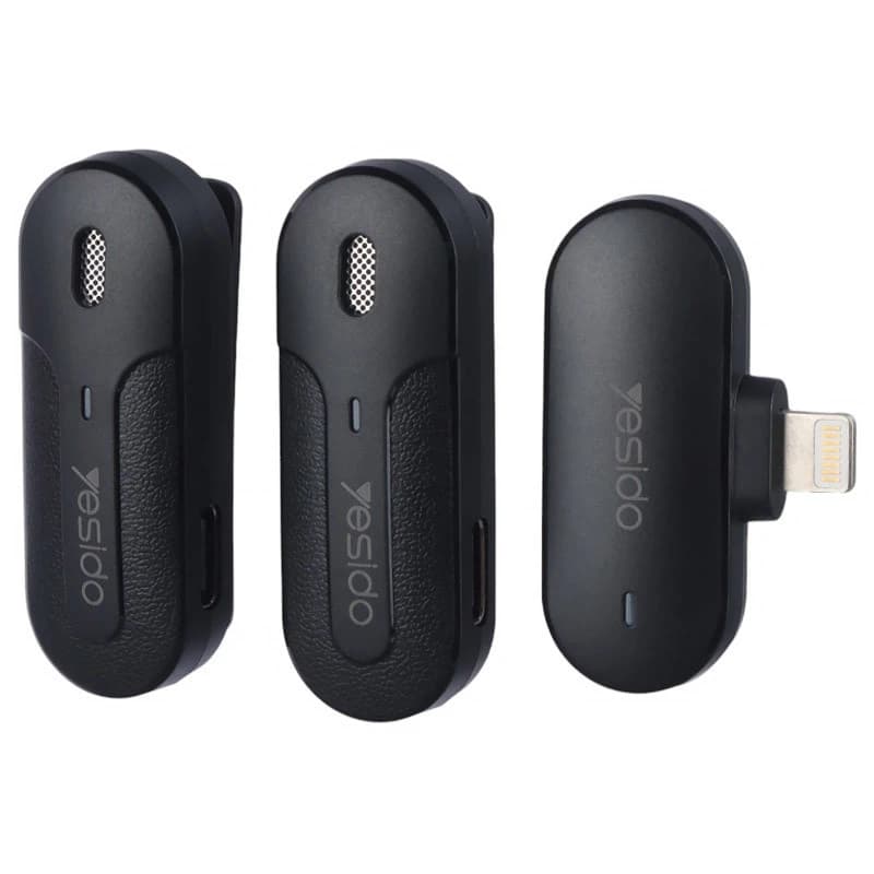 میکروفون یقه ای بی سیم دوتایی یسیدو KR16 Lightning — تصویر ۱۰