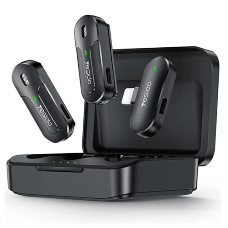میکروفون یقه ای بی سیم دوتایی یسیدو KR16 Lightning
