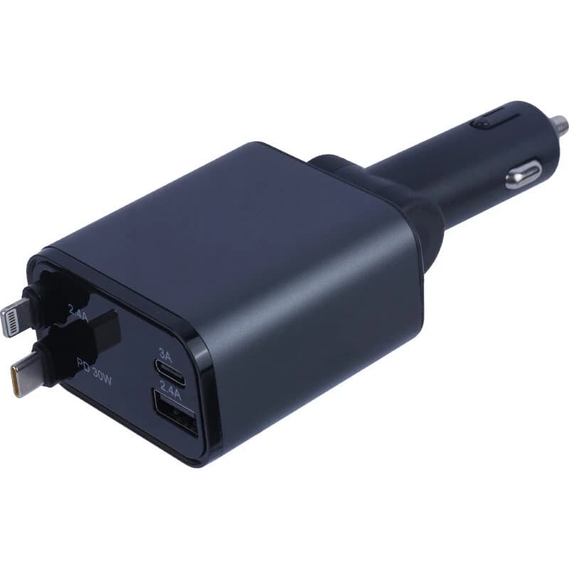 شارژر فندکی 30 وات گرین لاین GL-CC2 GNRCC50WBK — تصویر ۵