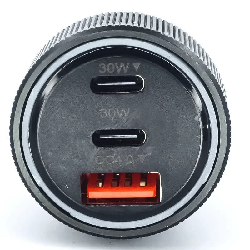 شارژر فندکی 85 وات WKN-109 سه پورت فست شارژ — تصویر ۱۰
