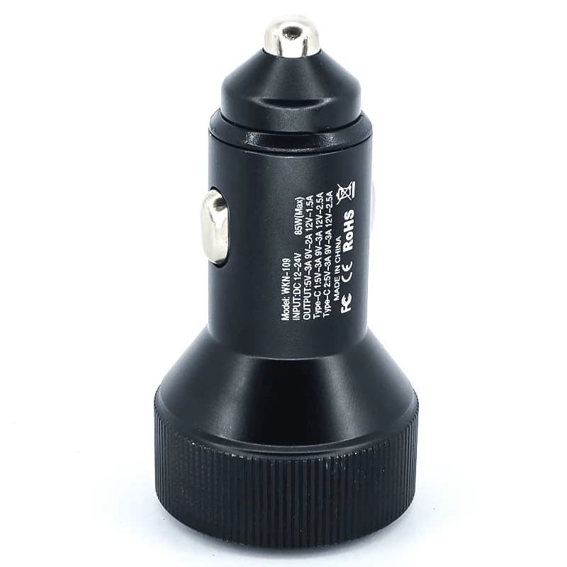 شارژر فندکی 85 وات WKN-109 سه پورت فست شارژ — تصویر ۱۲