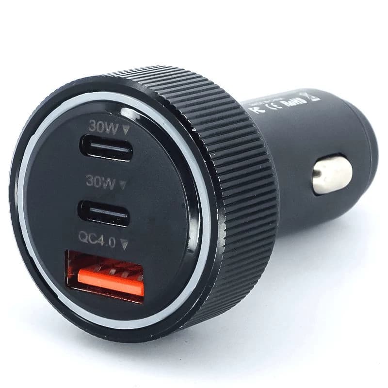 شارژر فندکی 85 وات WKN-109 سه پورت فست شارژ — تصویر ۸