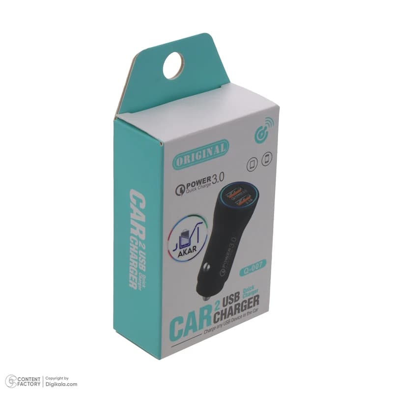 شارژر فندکی آکار مدل Q-007 — تصویر ۱۲