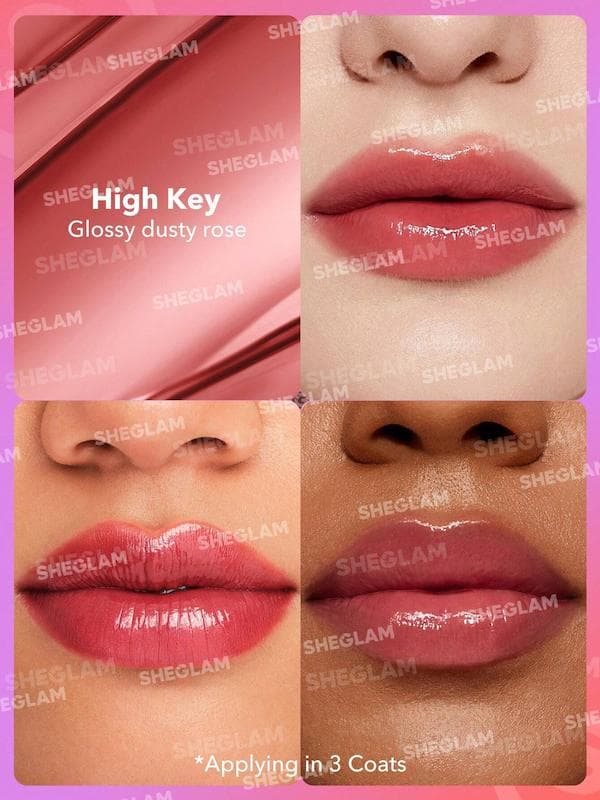 رژلب شیگلم شاین رنگ high key — تصویر ۱۰