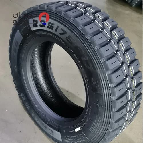 لاستیک کارلئو 235/75/17.5 گل DH56 (گل عقب) [تاریخ 2026] — تصویر ۳