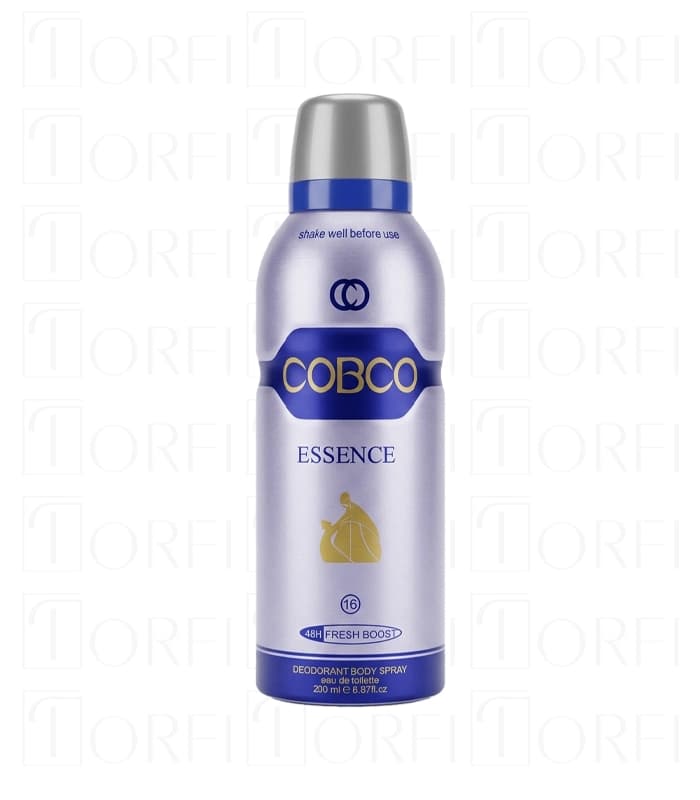 اسپری خوشبوکننده بدن زنانه کوبکو (COBCO) مدل Essence حجم ۲۰۰ میلی‌لیتر