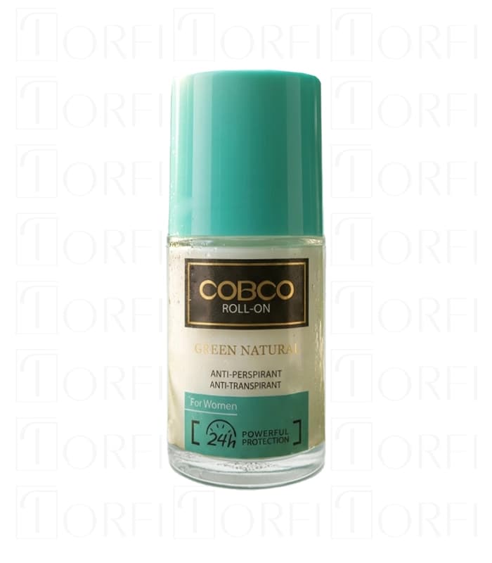 مام رولی زنانه کوبکو (COBCO) مدل Green Natural – حجم ۷۵ میلی‌لیتر — تصویر ۳