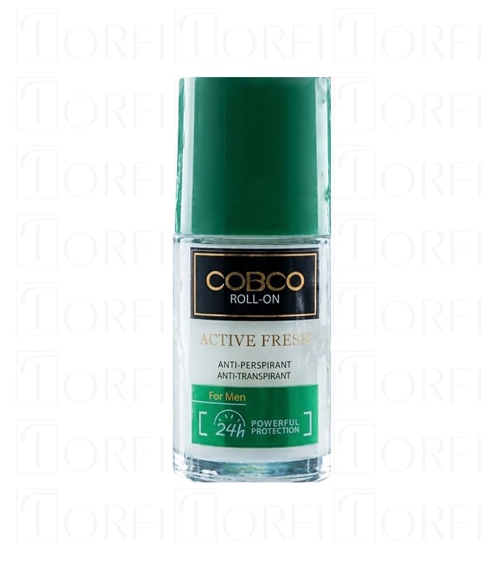 مام رولی مردانه کوبکو (COBCO) مدل ACTIVE FRESH – حجم ۷۵ میلی‌لیتر | رایحه تازه و پرانرژی — تصویر ۵