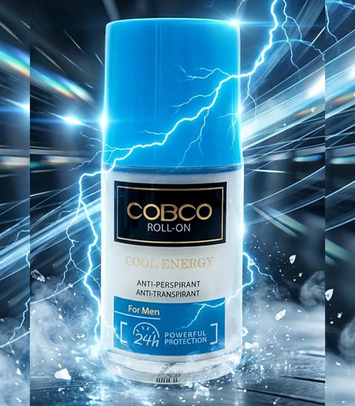 مام رولی مردانه کوبکو (COBCO) مدل COOL ENERGY – حجم ۷۵ میلی‌لیتر | حس خنک و انرژی‌بخش — تصویر ۲