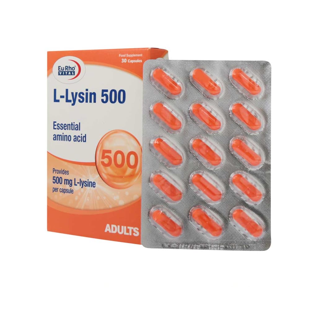 کپسول ال لیزین 500 میلی گرم یوروویتال 30 عددی — تصویر ۶