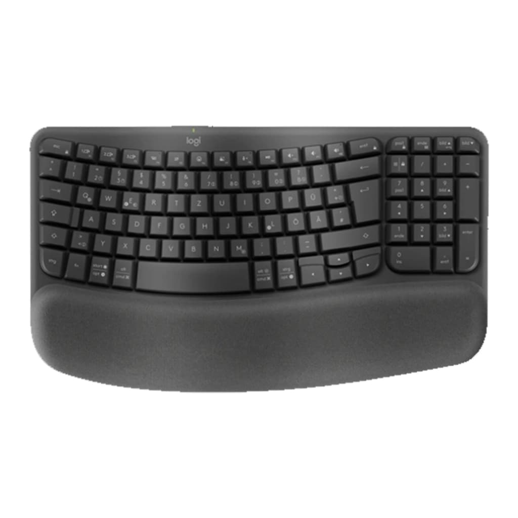 کیبورد بی سیم لاجیتک مدل LOGITECH WAVE KEYS رنگ مشکی