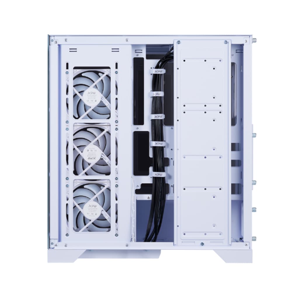 کیس کامپیوتر گیمینگ ای دیتا ایکس پی جی مدل ADATA XPG GAMING INVADER X BTF MID-TOWER رنگ سفید — تصویر ۴