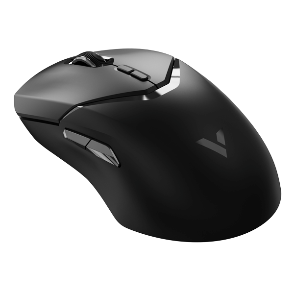 موس شارژی گیمینگ بی سیم رپو مدل RAPOO VT9 PRO رنگ مشکی به همراه پد موس رایگان — تصویر ۴