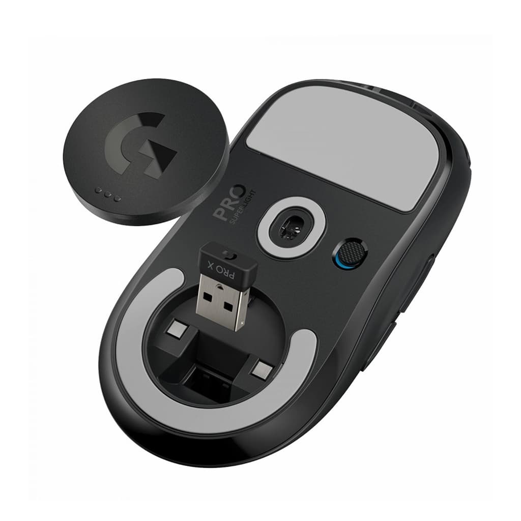 موس گیمینگ بی سیم لاجیتک مدل LOGITECH G PRO X SUPERLIGHT رنگ مشکی — تصویر ۶