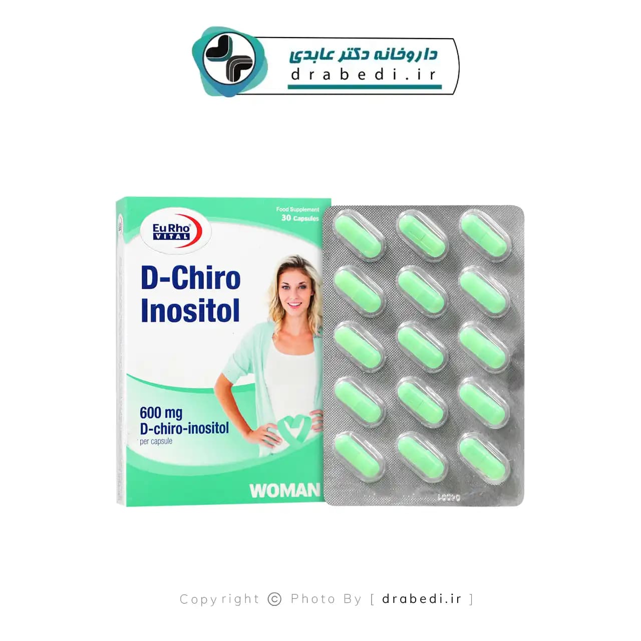 کپسول دی کایرو اینوزیتول یوروویتال 30 عددی — تصویر ۶