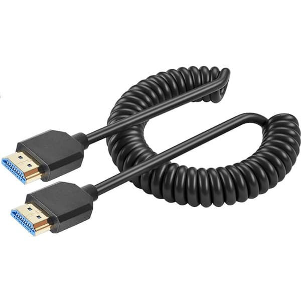 کابل HDMI 4K فنری 1.5 متری — تصویر ۳