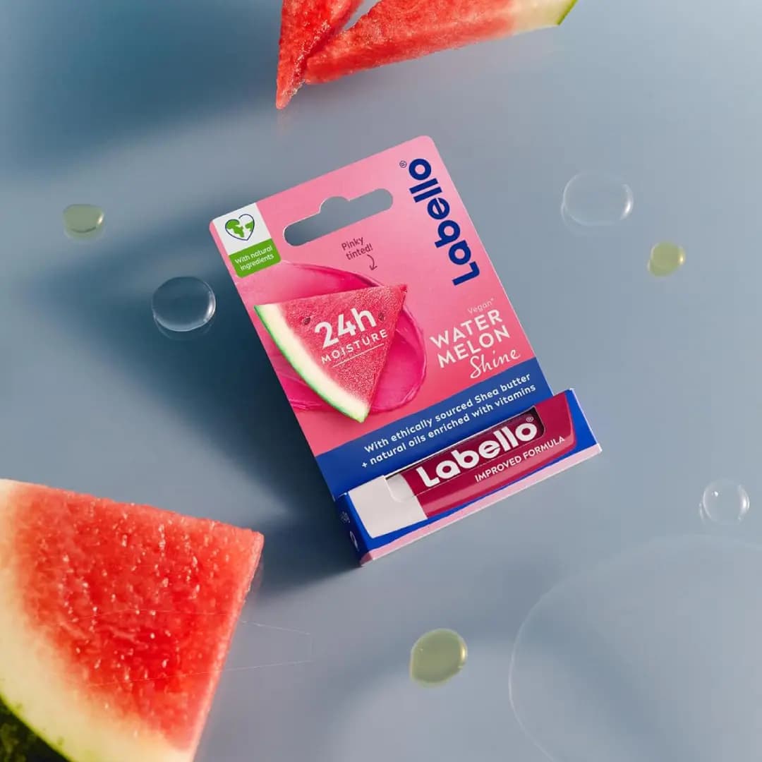 بالم لب هندوانه لابلو اصل | Labello Watermelon Shine — تصویر ۳