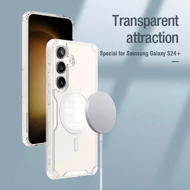 کاور نیلکین مدل Nature TPU Pro Magnetic مناسب برای گوشی موبایل سامسونگ Galaxy S24 Plus — تصویر ۱۰