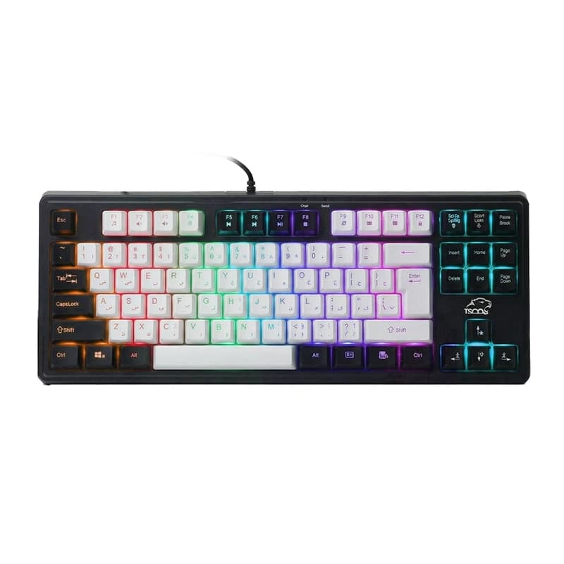 کیبورد گیمینگ تسکو مدل GK 8312 WH/BK