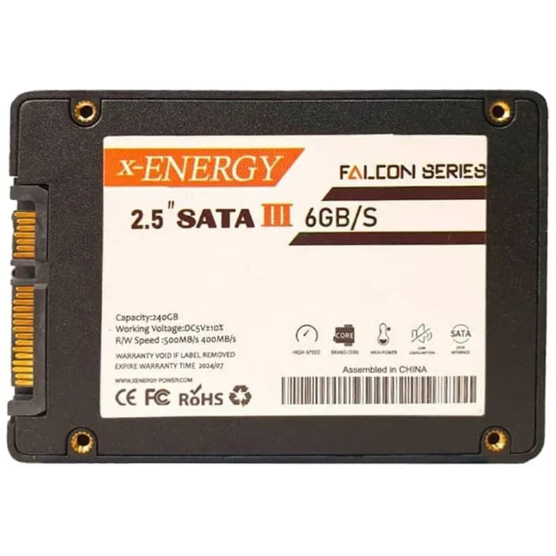 حافظه اس اس دی اینترنال ایکس انرژی مدل FALCON ظرفیت 240 گیگابایت — تصویر ۴