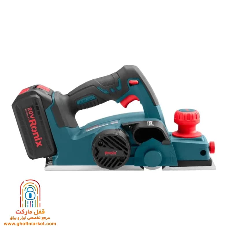 رنده نجاری 20 ولت رونیکس مدل 8603 — تصویر ۱۱
