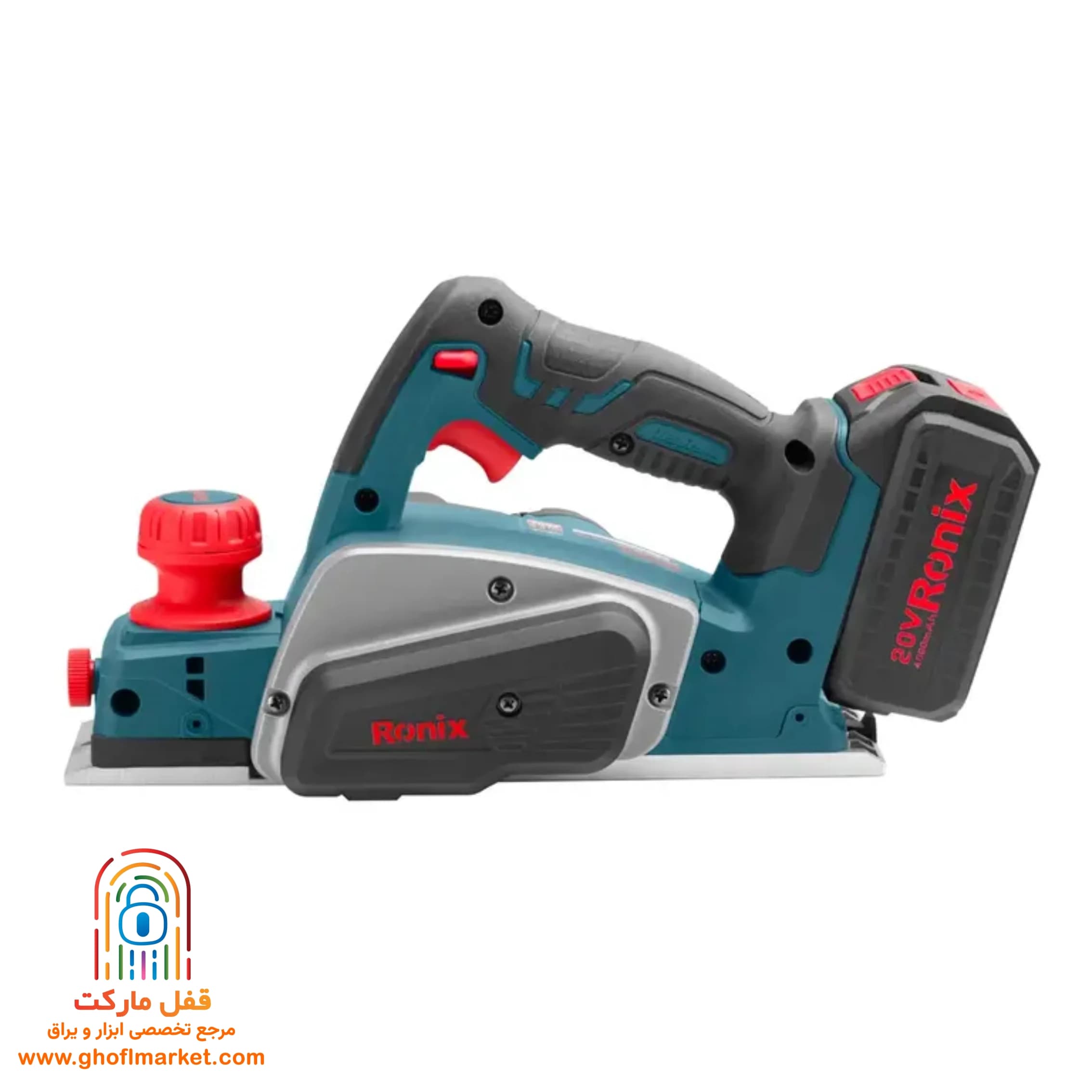 رنده نجاری 20 ولت رونیکس مدل 8603 — تصویر ۲