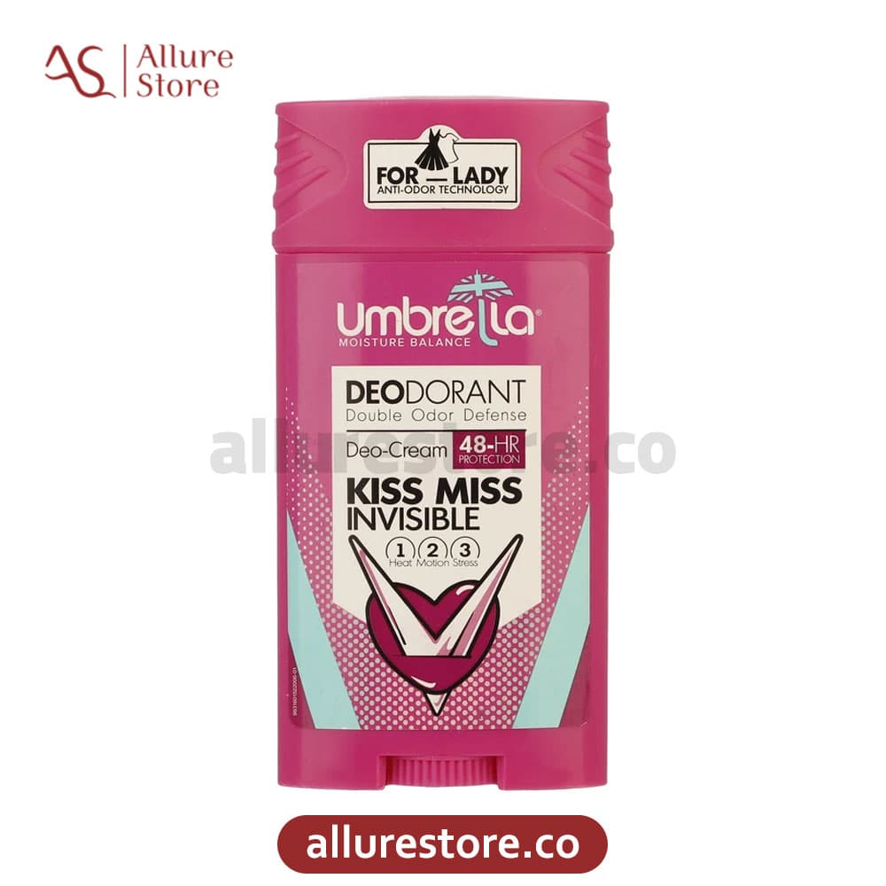 استیک ضد تعریق زنانه آمبرلا مدل Kiss Miss حجم 90ml | آلور استور — تصویر ۳