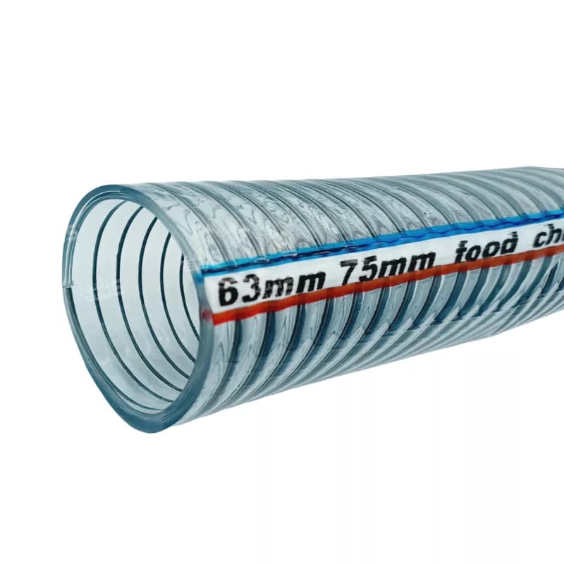 شلنگ آبنما فنردار غذایی شفاف سایز 2.1/2 اینچ برند وپکس (VOPEX)