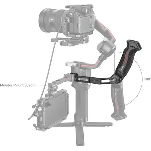 دسته گیمبال SmallRig 3028C برای لرزشگیر های DJI RS 2، RSC 2، RS 3، RS 3 Pro، RS 3 Mini، RS 4 و RS 4 Pro — تصویر ۱۰