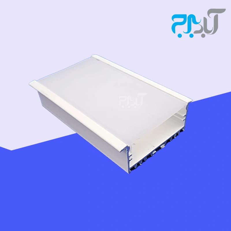 لاین نوری عرض 45 میل ارتفاع 25 میل با لبه آلومینیومی T.light 45D رنگ سفید — تصویر ۲
