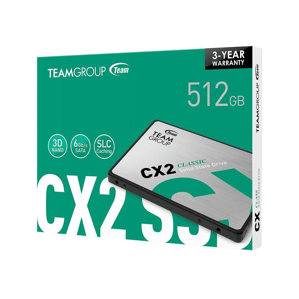 اس اس دی اینترنال تیم گروپ SATA مدل CX2 ظرفیت 512 گیگابایت — تصویر ۱۰