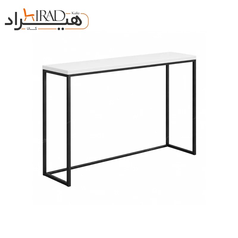 کنسول فلزی صفحه چوبی مینیمال هیراد مدل B150 — تصویر ۸