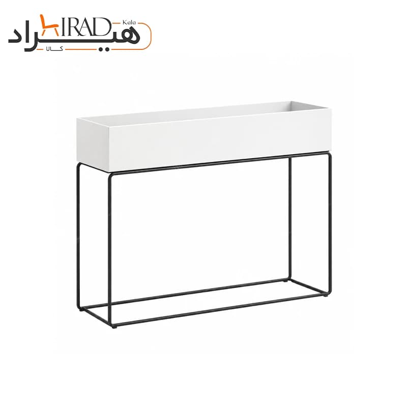 کنسول فلزی باکس دار سفید هیراد مدل B143 — تصویر ۴