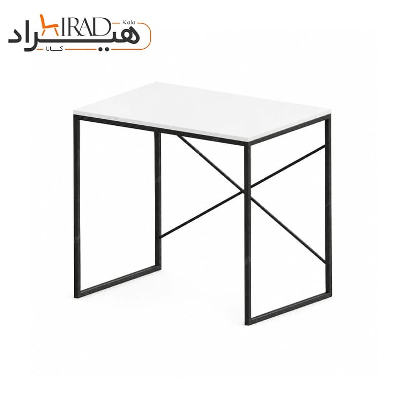 میز تحریر فلزی ساده کمجا پایه ضربدری هیراد مدل T218 — تصویر ۹