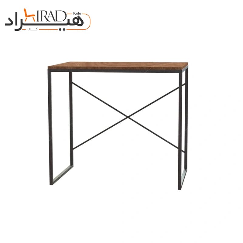 میز تحریر فلزی ساده کمجا پایه ضربدری هیراد مدل T218 — تصویر ۴